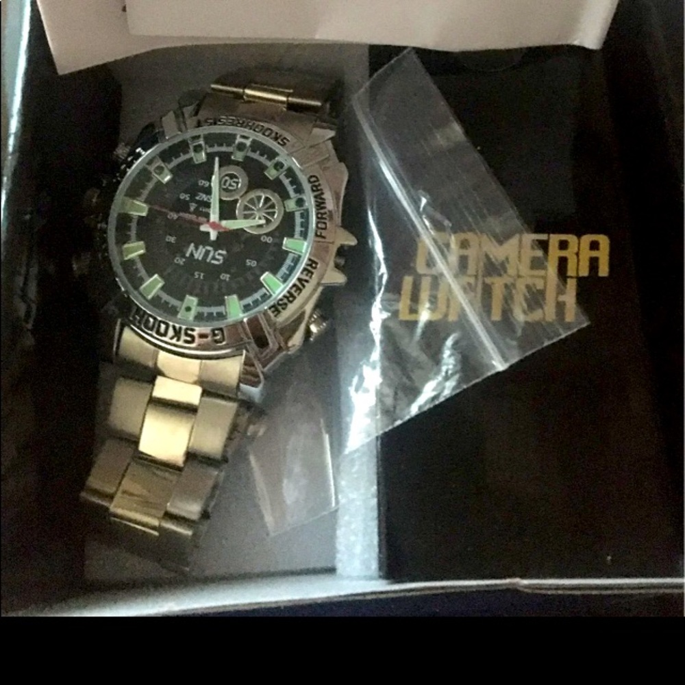 Spy camera watch